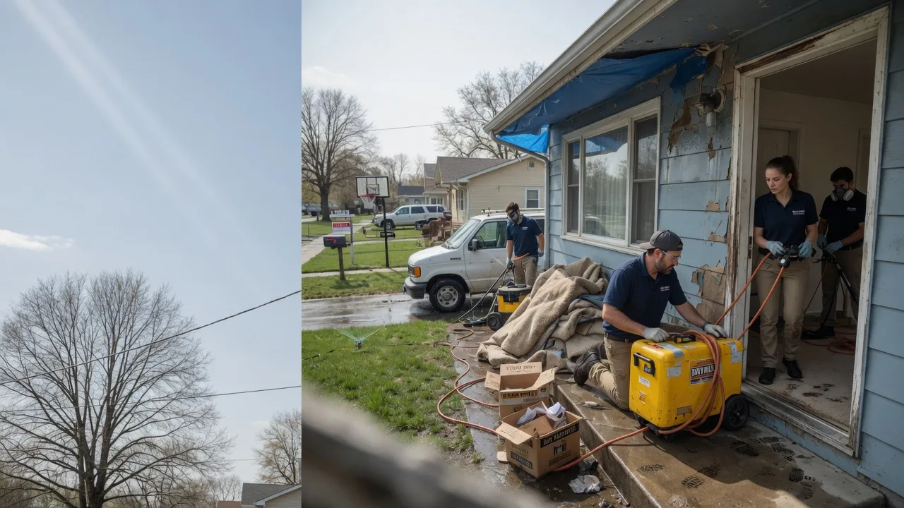 Basement Flood Cleanup in Giltner, NE near me